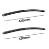 Vinduesviskere til forruden til Hyundai Galloper SUV (12.1997-08.2001) - Flad viskerblade