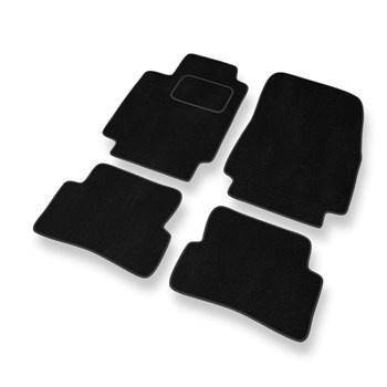 Velour gulvmåtter til Renault Clio III Grandtour, Hatchback (2005-2013) - sort