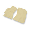 Velour gulvmåtter til Subaru Forester III SUV (2008-2013) - beige