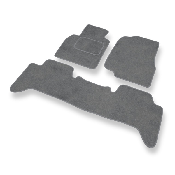 Velour gulvmåtter til Toyota Land Cruiser J100 SUV (1998-2007) - grå