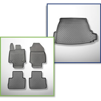 Bagagerumsmåtte og bilmåttesæt TPE skræddersyet til: Suzuki Across SUV (07.2020-