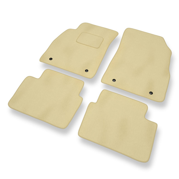 Velour gulvmåtter til Opel Insignia I Liftback, Sedan, Sports Tourer (2008-2017) - beige