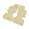 Velour gulvmåtter til Opel Corsa B Caravan, Hatchback, Sedan (1992-2000) - beige