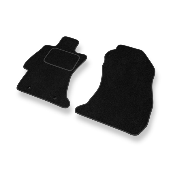 Velour gulvmåtter til Subaru XV SUV (2012-2017) - sort