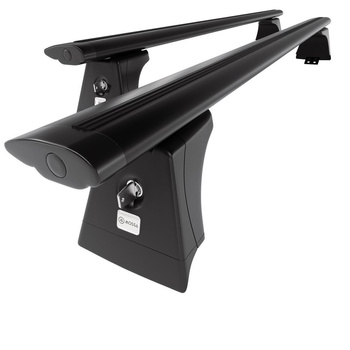 Tagbagagebærer til bil Toyota RAV4 V SUV (2019-....) - sort bagagebærer til tage
