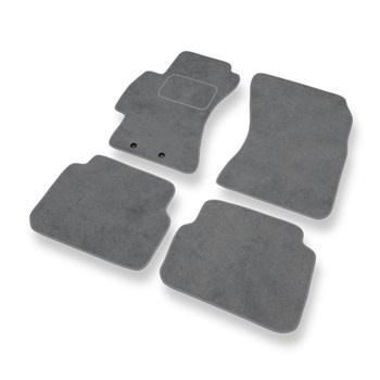 Velour gulvmåtter til Subaru Impreza III Hatchback, Sedan (2007-2011) - grå