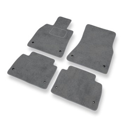 Velour gulvmåtter til Lexus GS III Sedan (2004-2012) - grå