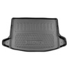 Gulvmåtte til bagagerum SsangYong Korando IV C300 SUV (09.2019-2025) - øverste bagagerum; til modeller med bevægeligt gulv i bagagerummet; venstre og / eller højre fordybning kan blive afskåret; Også til den elektriske version (e-Motion)