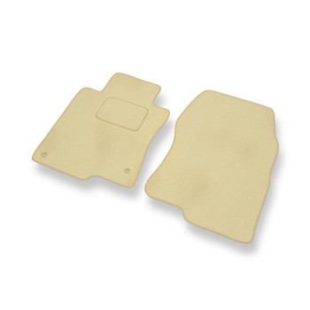 Velour gulvmåtter til Honda Accord VIII Coupé, Sedan, Tourer (2008-2016) - beige