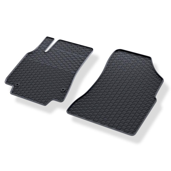 Gummigulvmåtter til biler Citroen Berlingo II Varevogn (2008-2018) - sort - 2 stk.