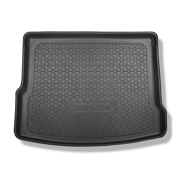 Gulvmåtte til bagagerum Volkswagen Tiguan II SUV (05.2016-....) - øverste bagagerum (ens tærskelværdi); bevægeligt gulv i øverste position; Ikke til eHybrid