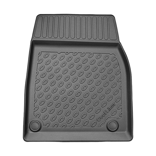 Bagagerumsmåtte og bilmåttesæt TPE PREMIUM skræddersyet til: Tesla Model X SUV (01.2021-....) - 6/7 sæder; bag anden sæderække (tredje række ledig)