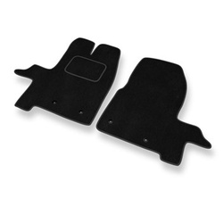 Velour gulvmåtter til Ford Transit Custom Varevogn (2012-2023) - sort
