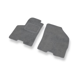 Velour gulvmåtter til Suzuki Baleno II Hatchback (2015-2019) - grå