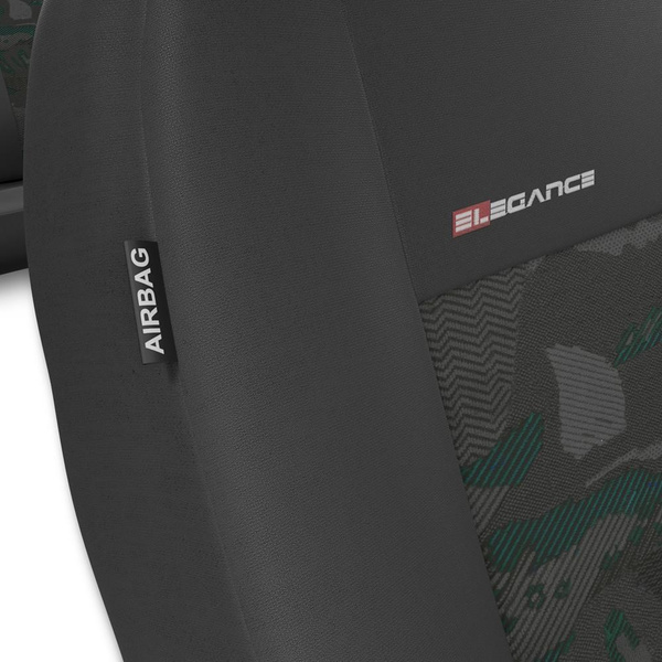 Universelle sædebetræk til biler til Audi A6 C4, C5, C6, C7, C8 (1994-....) - grön