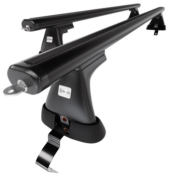 Tagbagagebærer til bil Fiat Grande Punto Hatchback (2005-2010) - sort bagagebære