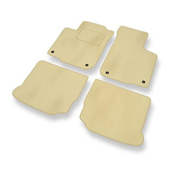 Velour gulvmåtter til Volkswagen New Beetle I Hatchback, Cabriolet (1998-2005) - beige