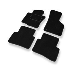 Velour gulvmåtter til Volkswagen Passat B7 Sedan, Variant (2010-2014) - sort