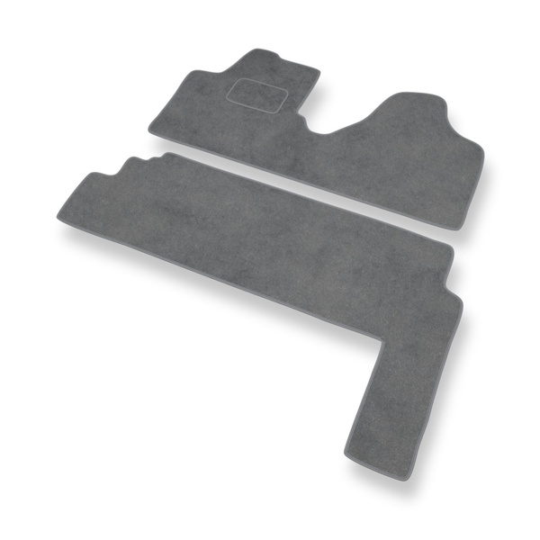 Velour gulvmåtter til Fiat Scudo II Stationcar (2007-2016) - grå