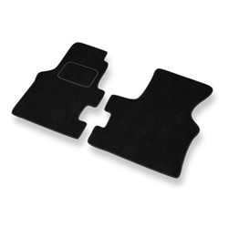 Velour gulvmåtter til Volkswagen Transporter T4 Varevogn (1990-2003) med manuel gearkasse - sort