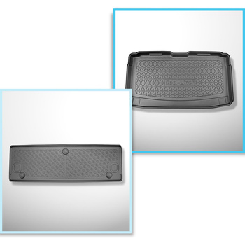 Bagagerumsmåtte og bilmåttesæt TPE PREMIUM skræddersyet til: Volkswagen Caddy V 