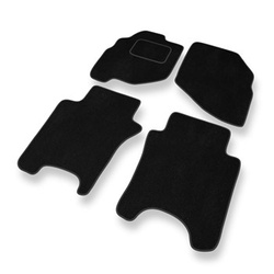 Velour gulvmåtter til Honda Jazz II Hatchback (2002-2008) - sort