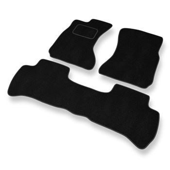 Velour gulvmåtter til Daihatsu Terios I SUV (1997-2005) - sort