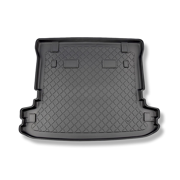 Gulvmåtte til bagagerum Mitsubishi Pajero IV Wagon SUV (04.2007-07.2015) - 5/7 sæder; tredje række ledig; Lang version