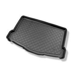 Gulvmåtte til bagagerum Nissan Qashqai II J11 Crossover (02.2014-05.2021) - nederste bagagerum med reservehjul til midlertidig brug (dobbelt gulv fjernet fra bagagerummet)
