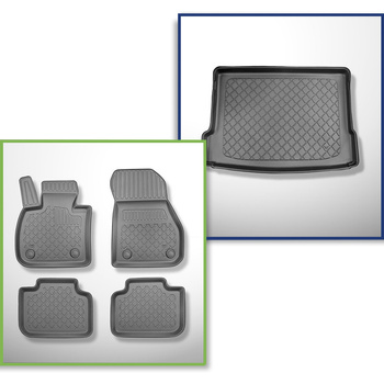 Bagagerumsmåtte og bilmåttesæt TPE skræddersyet til: BMW X2 F39 SAC (03.2018-10.