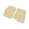 Velour gulvmåtter til Honda Civic VI Aerodeck, Coupé, Hatchback, Sedan (1996-2000) 5 døre - beige