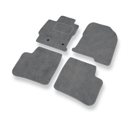 Velour gulvmåtter til Toyota Prius II Liftback (2002-2009) - grå
