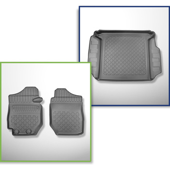Bagagerumsmåtte og bilmåttesæt TPE skræddersyet til: Suzuki Jimny II GJ Pro SUV 