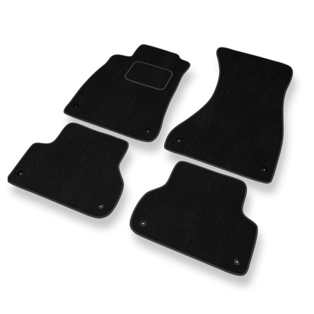 Velour gulvmåtter til Audi A4 B9 (2015-2024) - sort