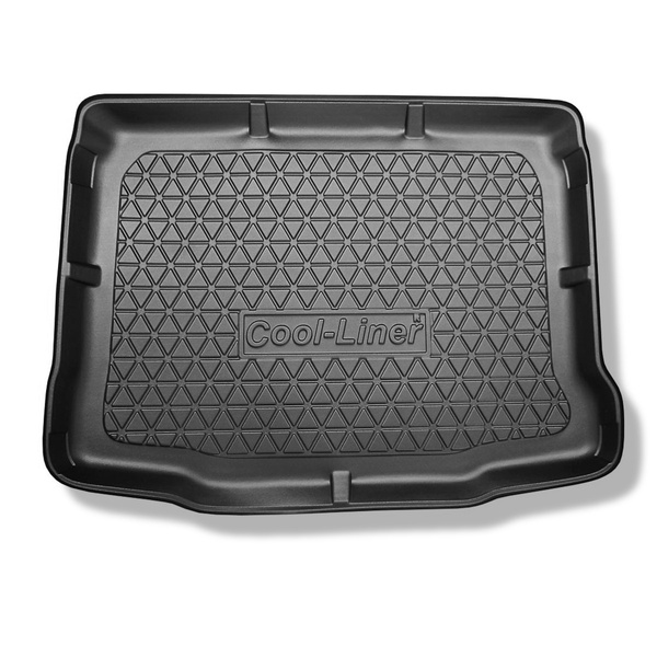 Gulvmåtte til bagagerum Skoda Yeti SUV (06.2009-11.2017) - nederste bagagerum: med reservehjul til midlertidig brug eller reparationssæt