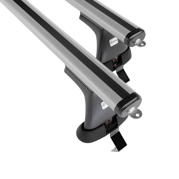 Tagbagagebærer til bil Citroen C4 Hatchback (2010-2017) - sølv bagagebærer til taget - lastholder - tagholder - uden monteringselementer - Aluminium