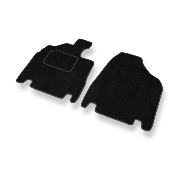 Velour gulvmåtter til Kia Carnival II Minivan (2006-2010) - sort