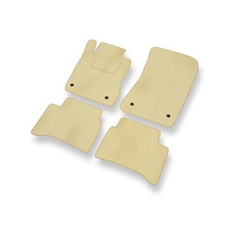 Velour gulvmåtter til Mercedes-Benz E-Klasse W211 Stationcar, Limousine (2002-2009) - beige