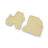 Velour gulvmåtter til Toyota RAV4 II SUV (2000-2005) - beige