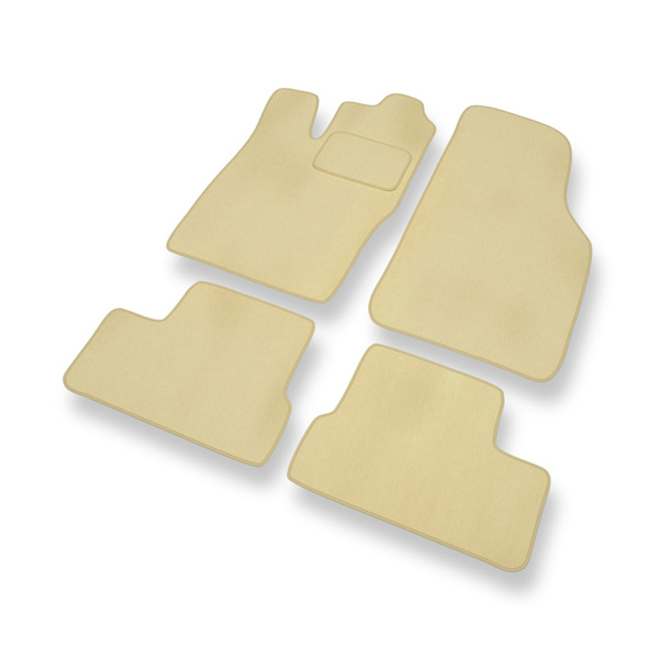 Velour gulvmåtter til Opel Astra F Caravan, Hatchback, Cabriolet, Sedan (1991-2002) - beige