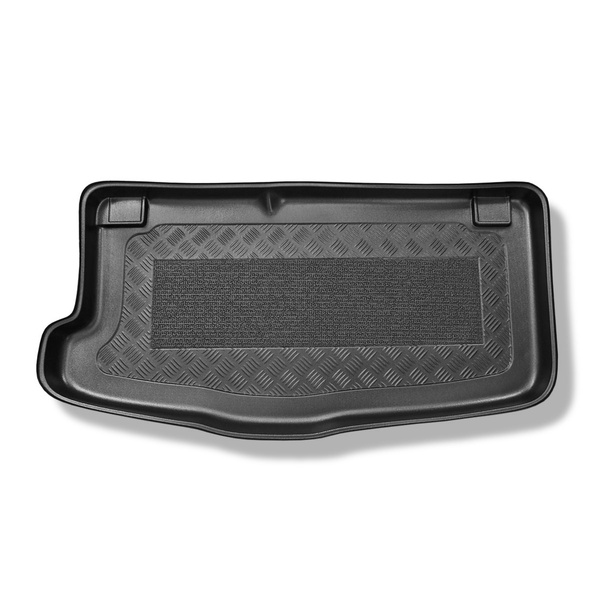 Gulvmåtte til bagagerum Hyundai i10 I PA Hatchback (2008-2013) - nederste bagagerum: med reservehjul til midlertidig brug eller reparationssæt