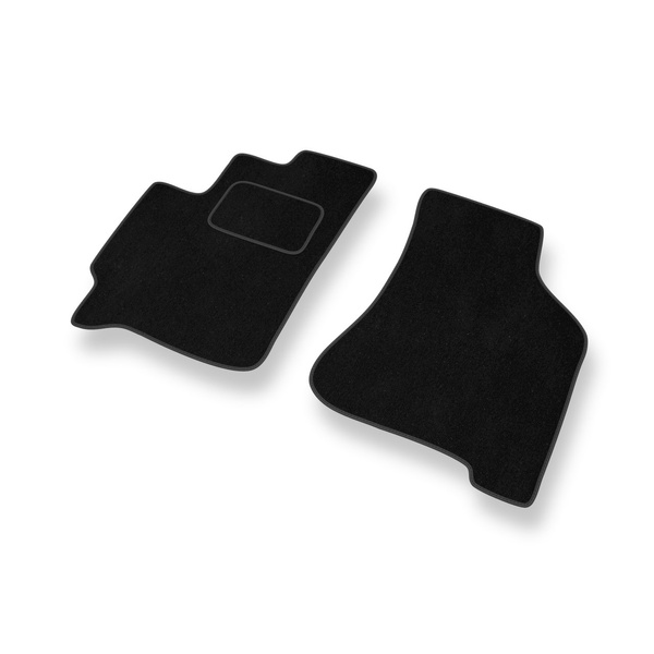 Velour gulvmåtter til Kia Carens II Minivan (2002-2006) - sort