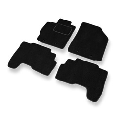 Velour gulvmåtter til Toyota Yaris II Hatchback, Sedan (2005-2010) - sort