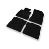 Velour gulvmåtter til Nissan Note E12 Hatchback (2013-2016) - sort