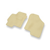 Velour gulvmåtter til Hyundai Coupe III Coupé (2002-2009) - beige