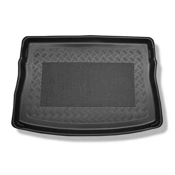 Gulvmåtte til bagagerum Volkswagen Golf VII Hatchback (10.2012-12.2019) - øverste bagagerum med reservehjul til midlertidig brug/reparationssæt; Helt reservehjul