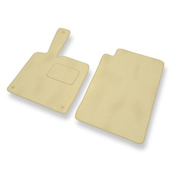 Velour gulvmåtter til Smart ForTwo II Hatchback, Cabriolet (2007-2013) - beige