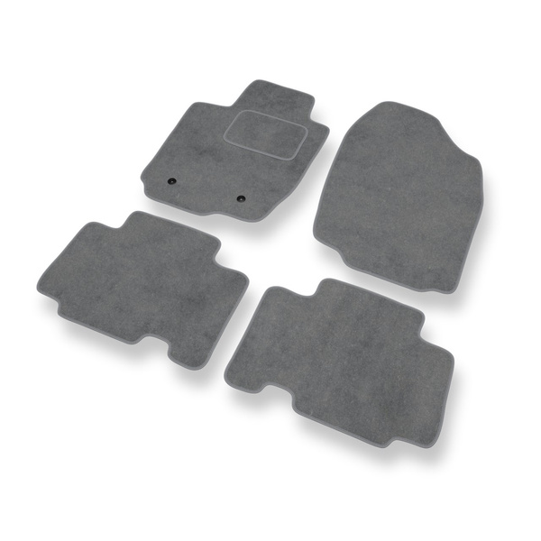 Velour gulvmåtter til Toyota RAV4 III SUV (2005-2012) - grå