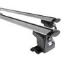 Tagbagagebærer til bil Peugeot Traveller Buss (2016-....) - sølv bagagebærer til taget - lastholder - tagholder - Monteringspunkter - Aluminium