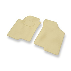 Velour gulvmåtter til Kia Cerato I (2003-2008) - beige